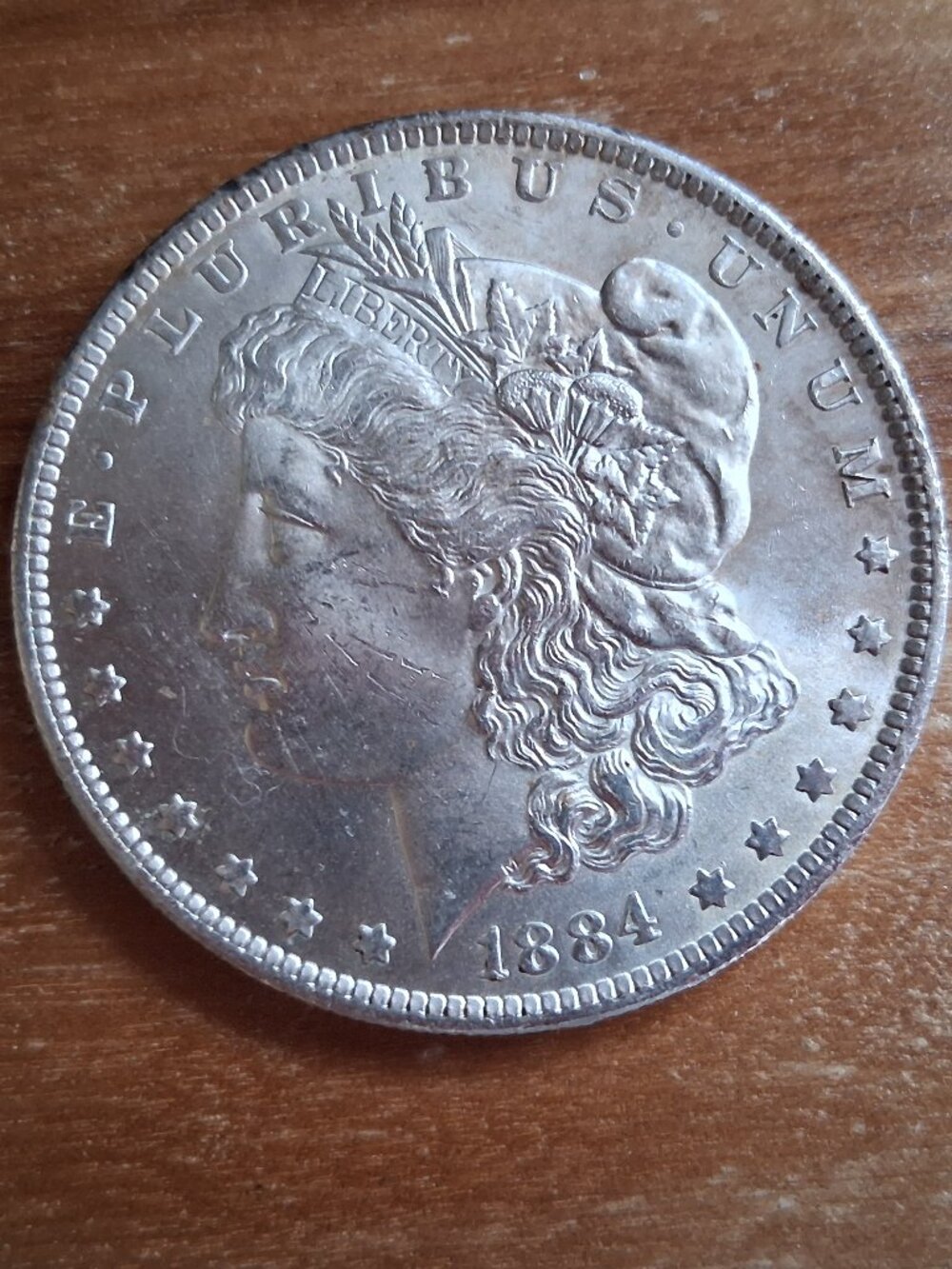 RARE 1884 MORGAN SILVER DOLLAR COLLECTIBLE COIN